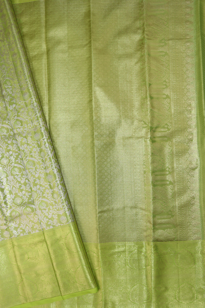 Regal Green Kanjipuram Saree