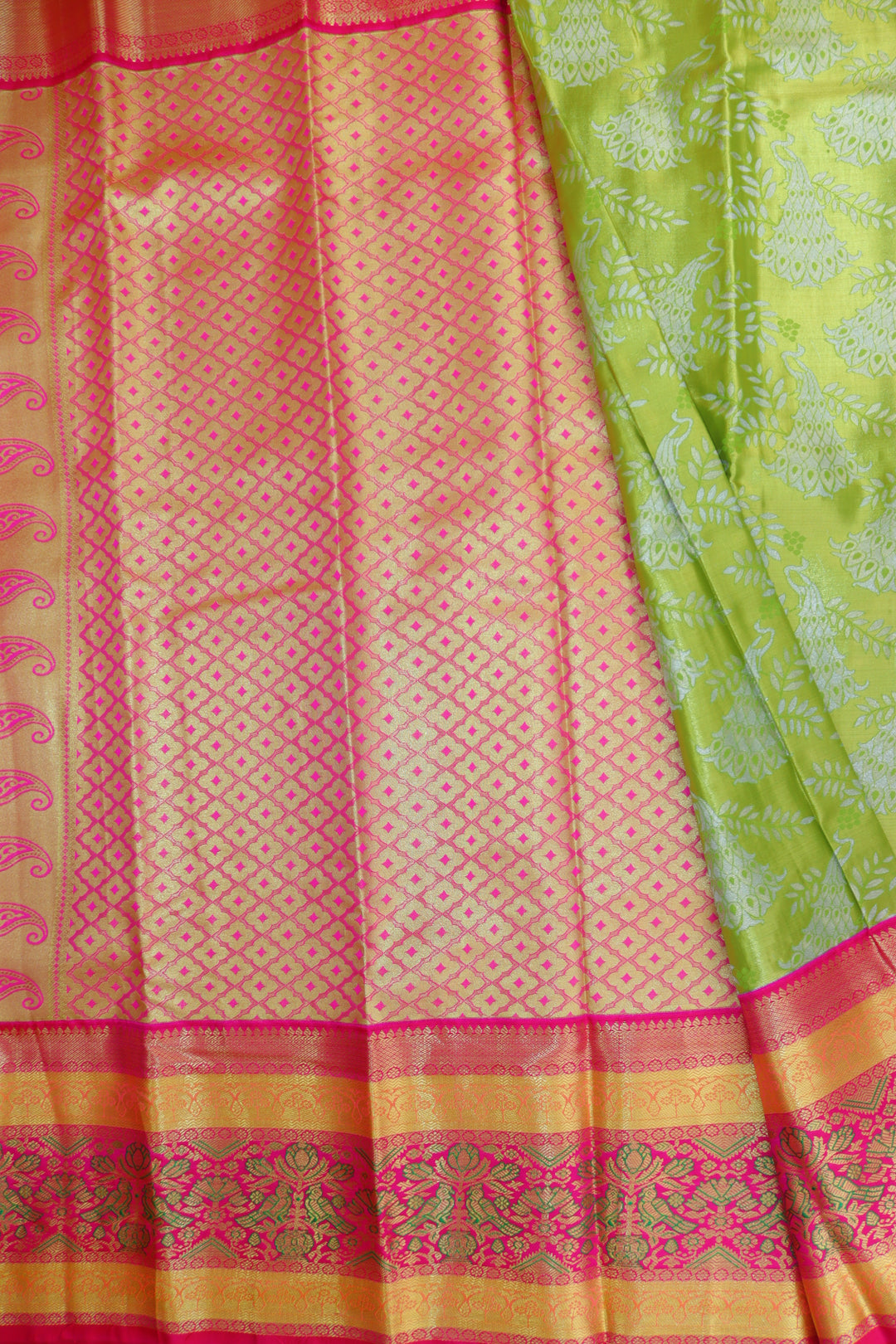 Mesmerizing Green  Kanjipuram Saree