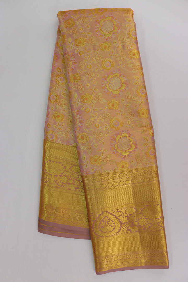 Graceful Pink  Kanjipuram Saree