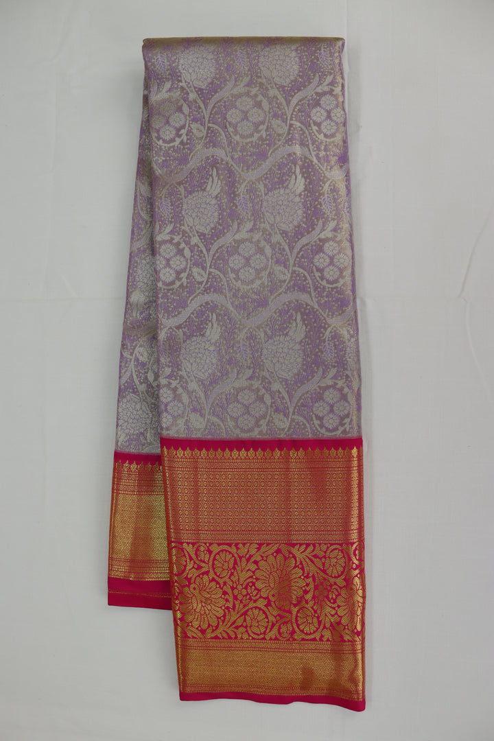 Regal Purple Kanjipuram Saree