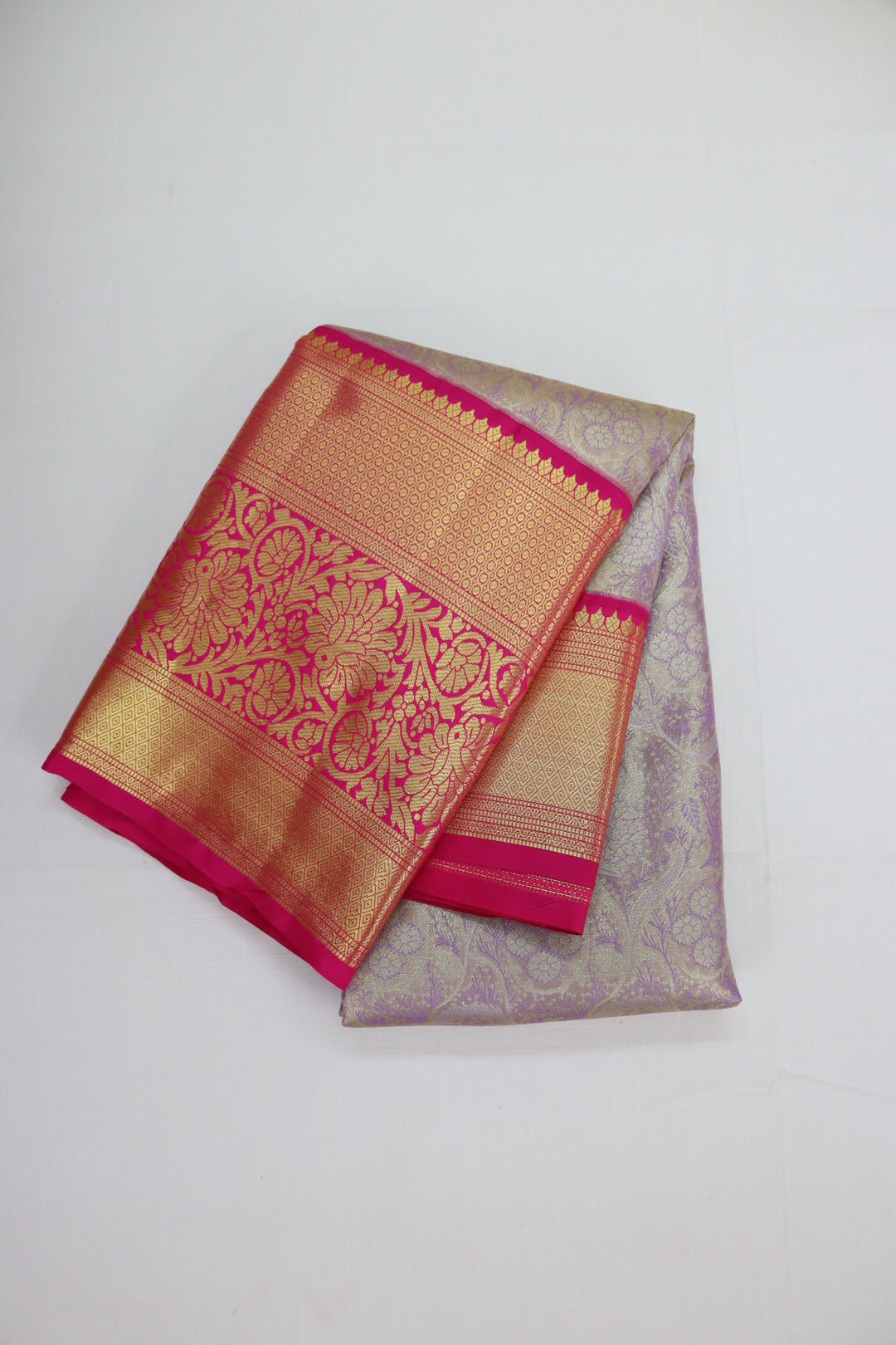 Regal Purple Kanjipuram Saree