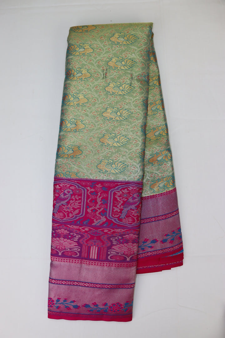 Regal Green Kanjipuram Saree