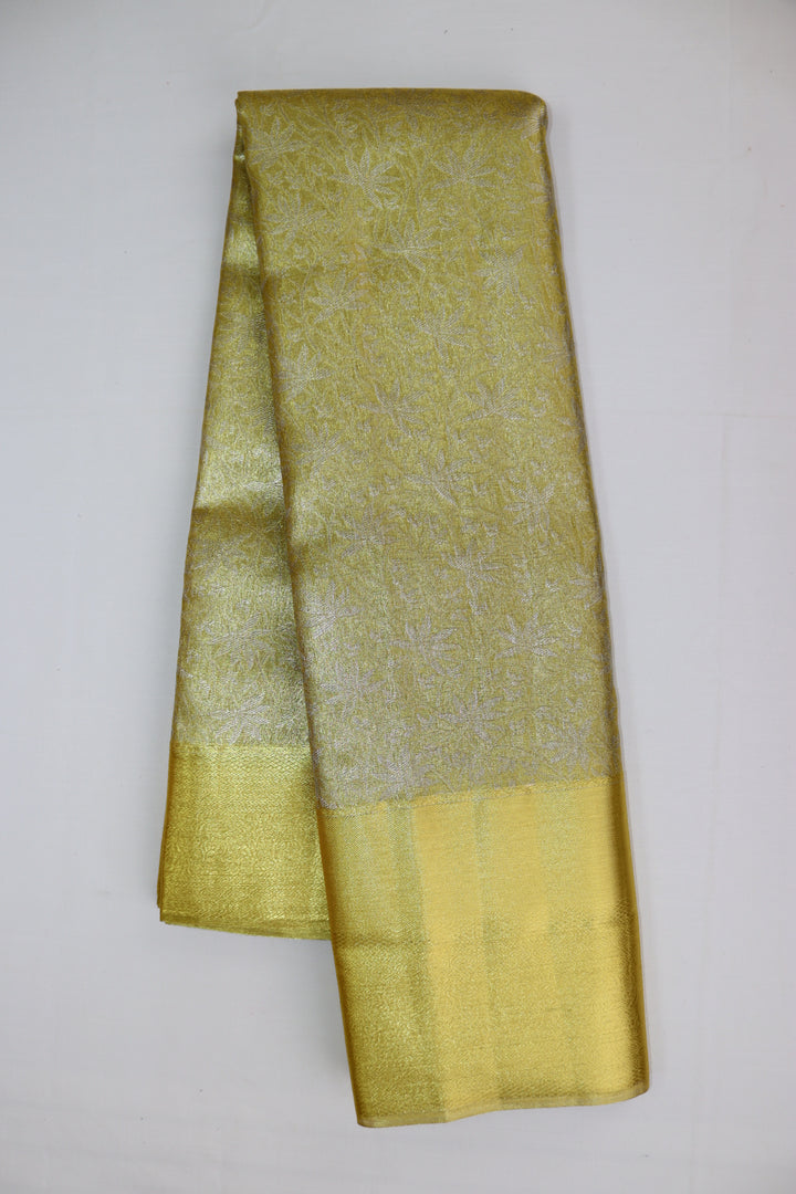 Luxurious Gold Kanjipuram Saree