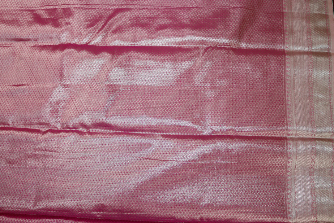 Stunning Pink Kanjipuram Saree