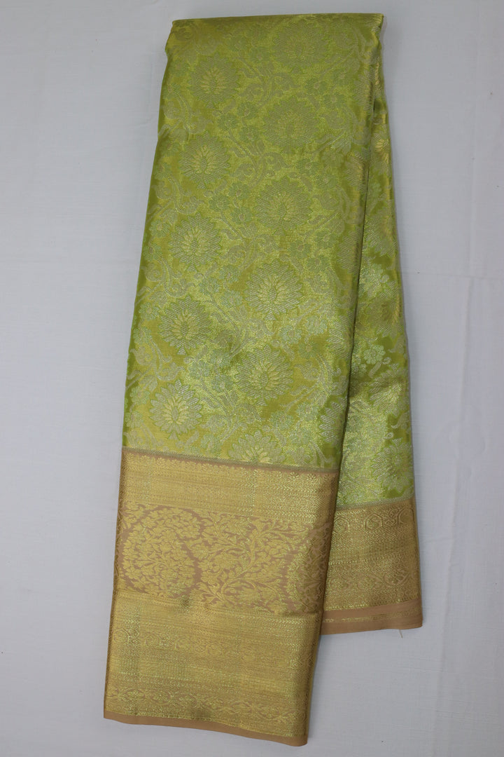 Regal Pastel Green Kanjipuram Saree