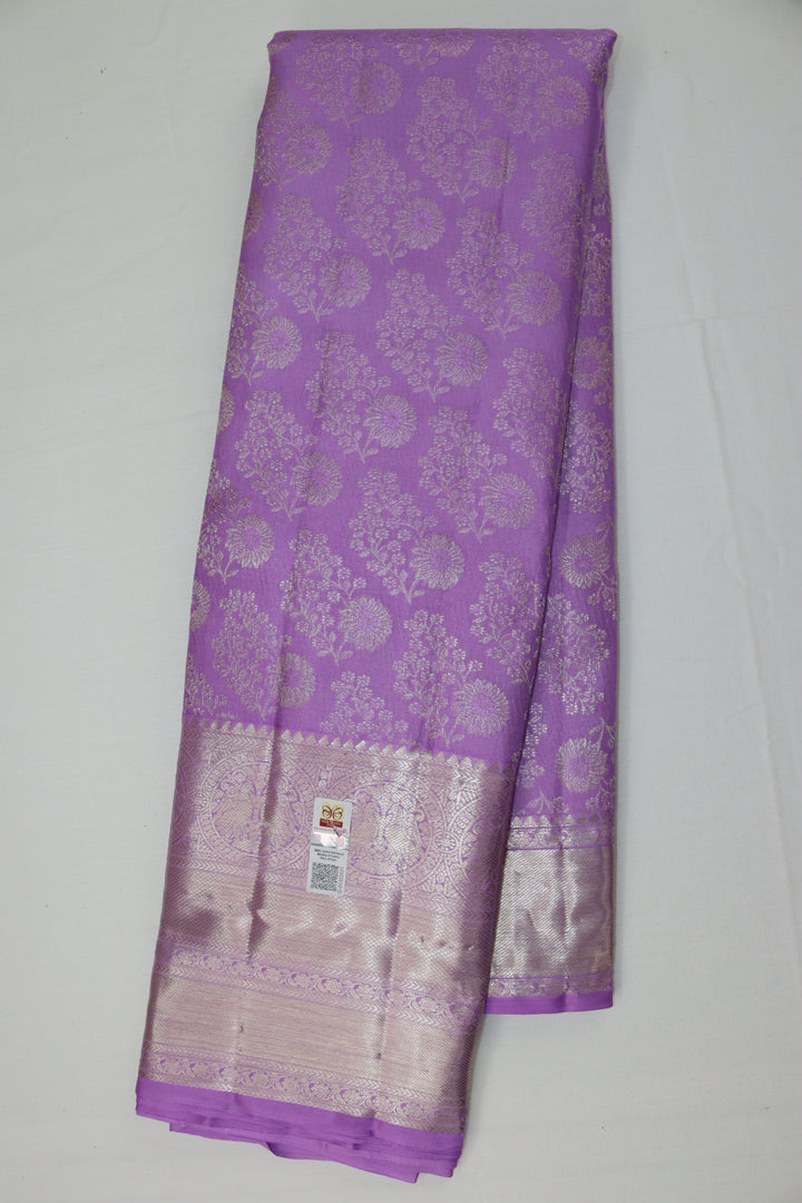 Royal Lavender  Pure Kanjipuram Saree