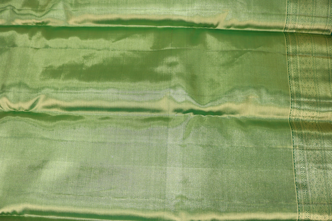 Luxurious Green Pure Kanjipuram Saree