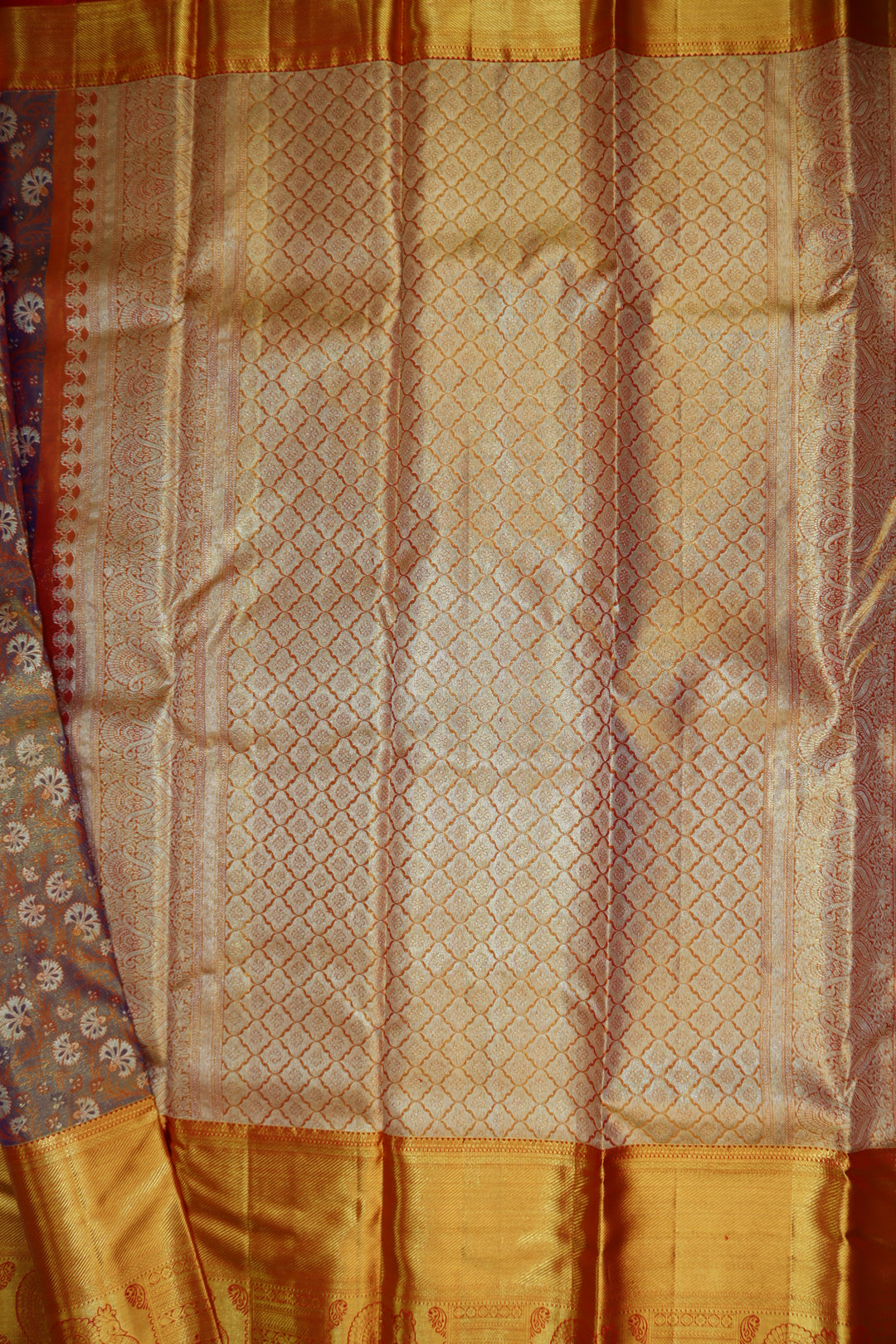 Classic Brown Pure Kanjipuram Saree