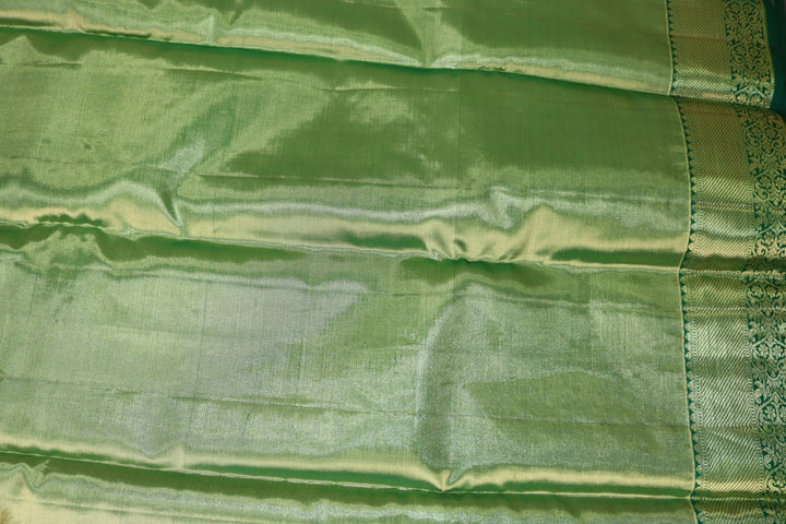 Royal Cream Pure Kanjipuram Saree