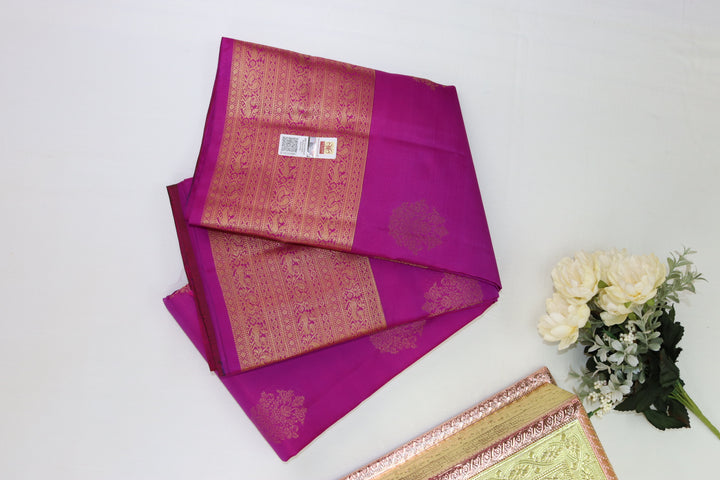 Timeless Pink Pure Kanjipuram Saree