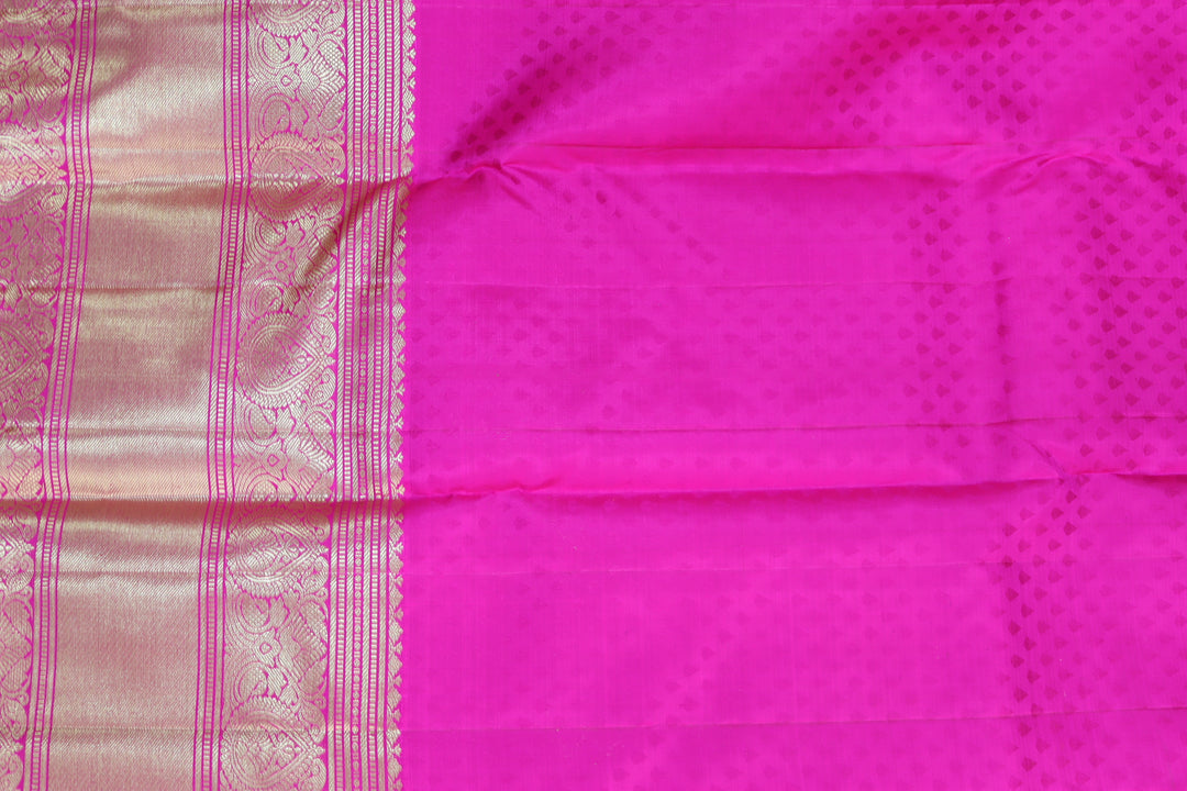 Graceful Yellow Pure Kanjipuram Saree