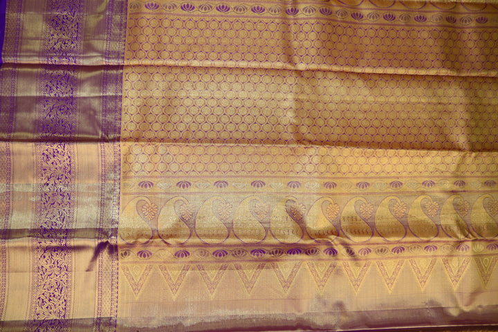 Timeless Peach Pure Kanjipuram Saree