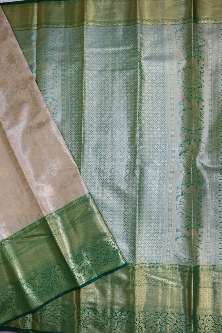 Royal Cream Kanjipuram Saree