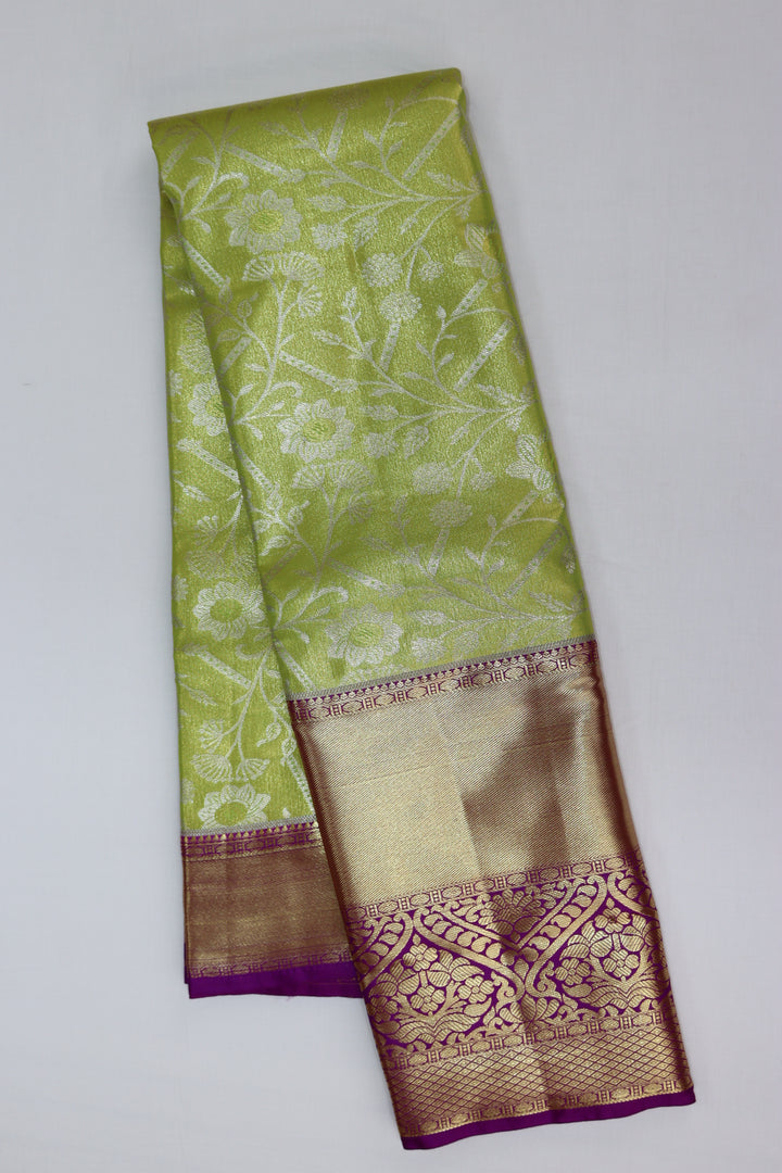 Regal Green Kanjipuram Saree