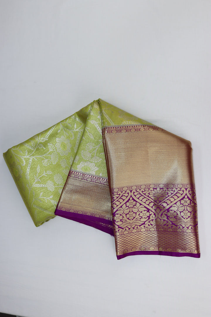 Regal Green Kanjipuram Saree