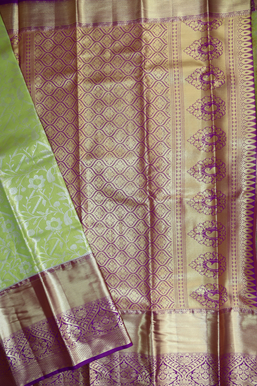 Regal Green Kanjipuram Saree