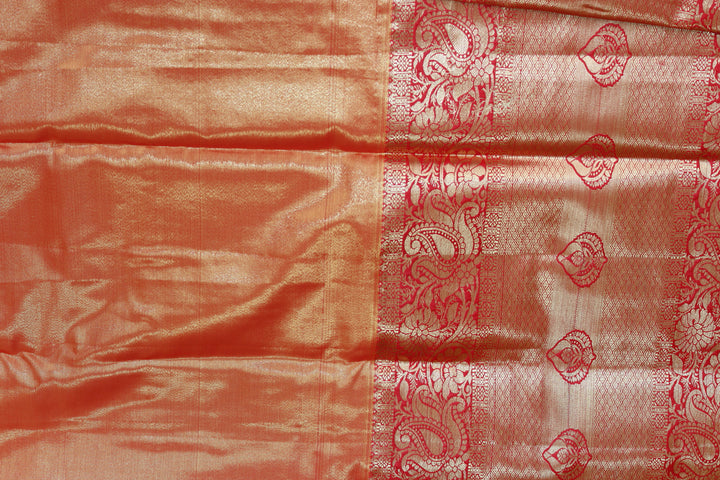 Traditional Parrot Green Kanjipuram Saree