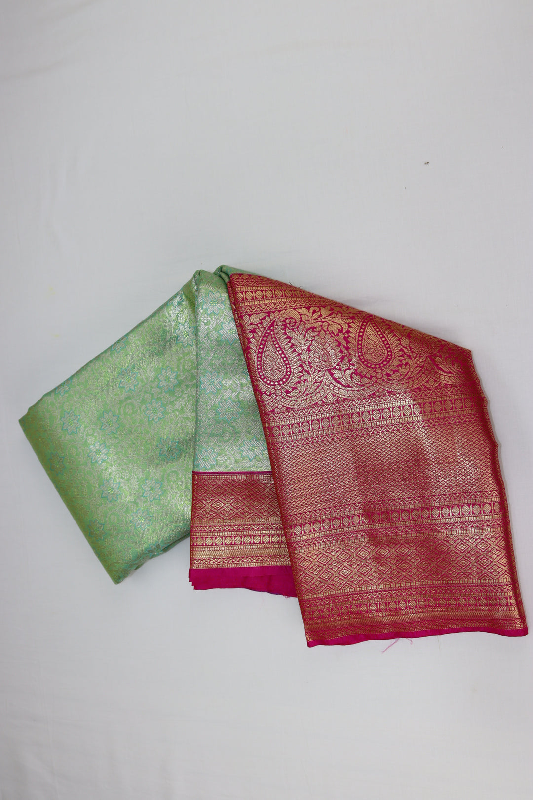 Regal Pastel Green Kanjipuram Saree