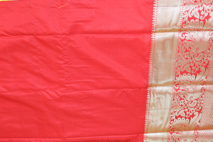 Traditional Yellow Kanjipuram Saree