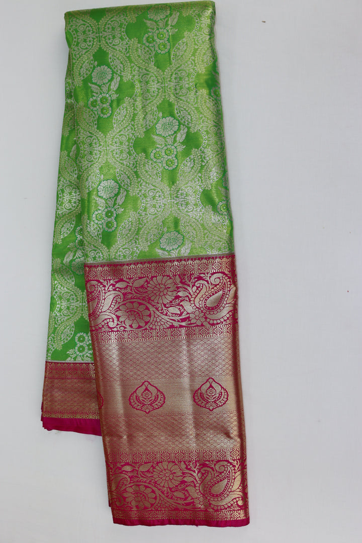 Graceful Green Kanjipuram Saree