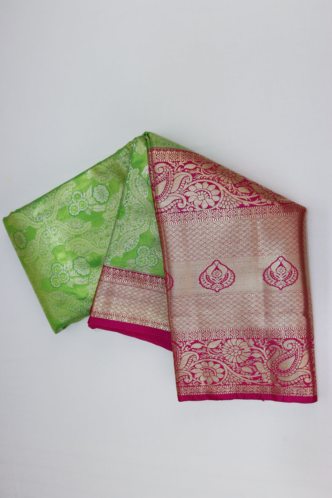 Graceful Green Kanjipuram Saree