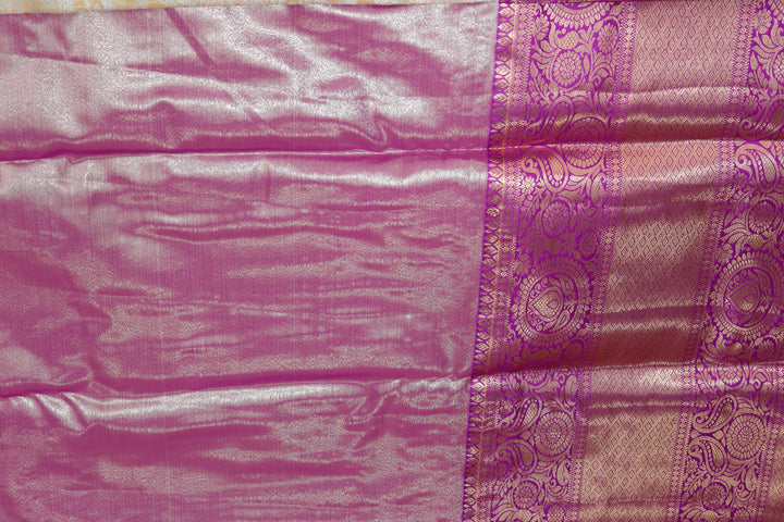 Rich Beige Kanjipuram Saree