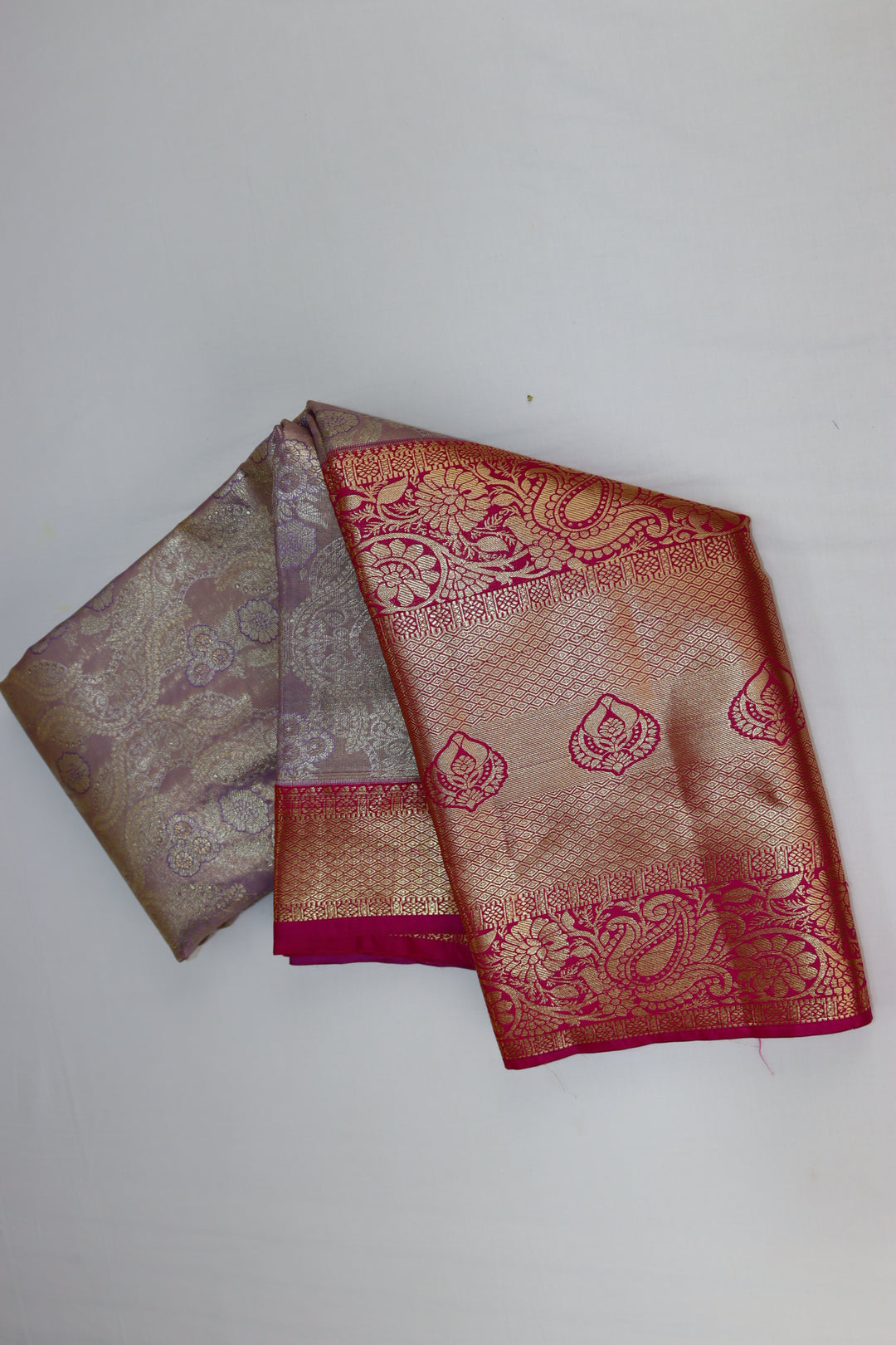 Trendy Purple Kanjipuram Saree