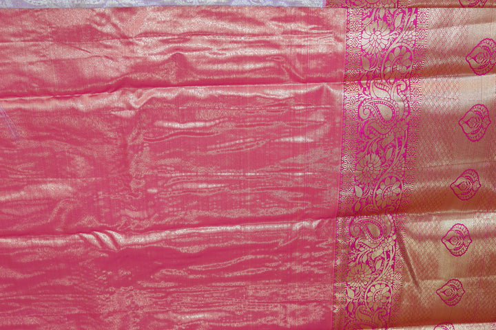 Trendy Purple Kanjipuram Saree