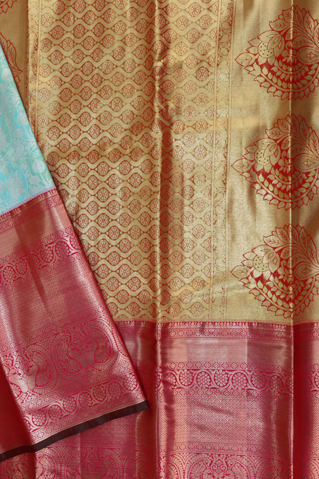 Elegant Multi-Color Kanjipuram Saree