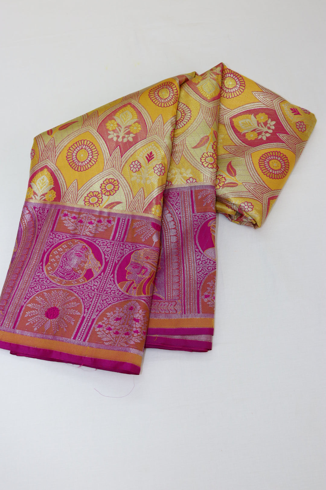 Elegant Multi-Color Kanjipuram Saree