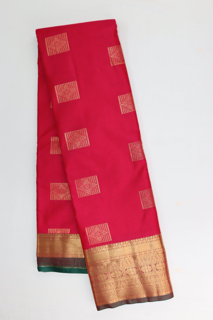 Luxurious Red Kanjipuram Saree