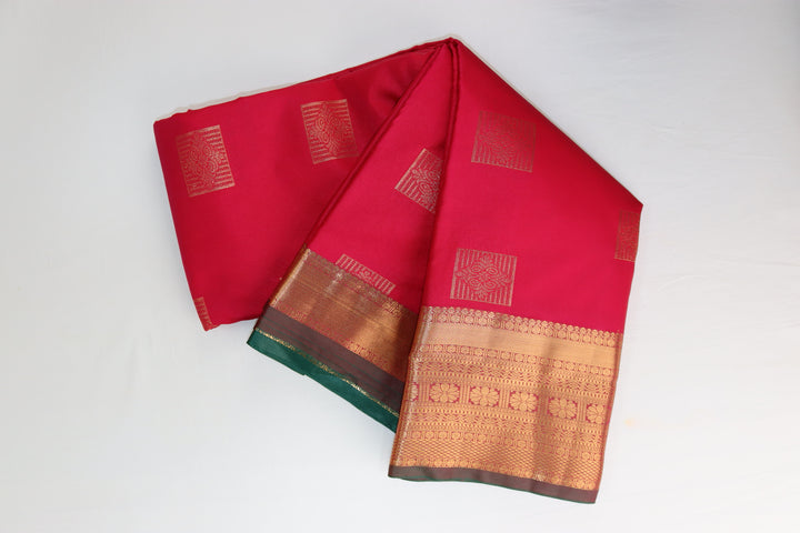 Luxurious Red Kanjipuram Saree