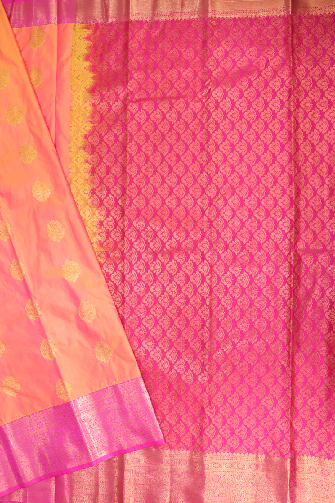 Classic Orange Kanjipuram Saree