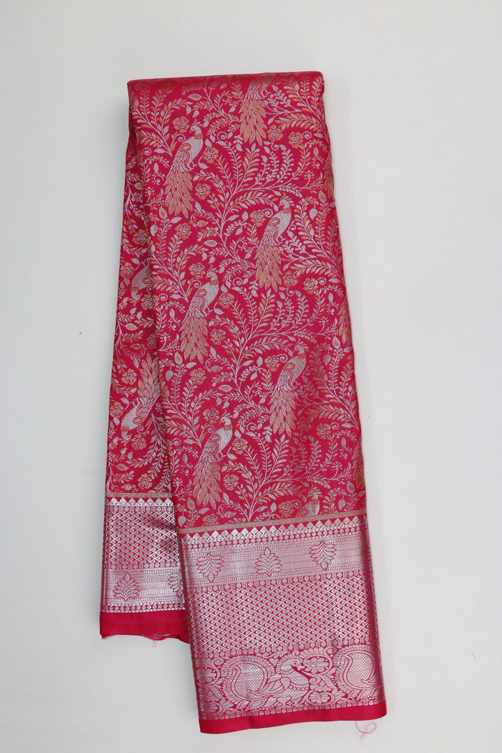 Classic Dark Pink Kanjipuram Saree