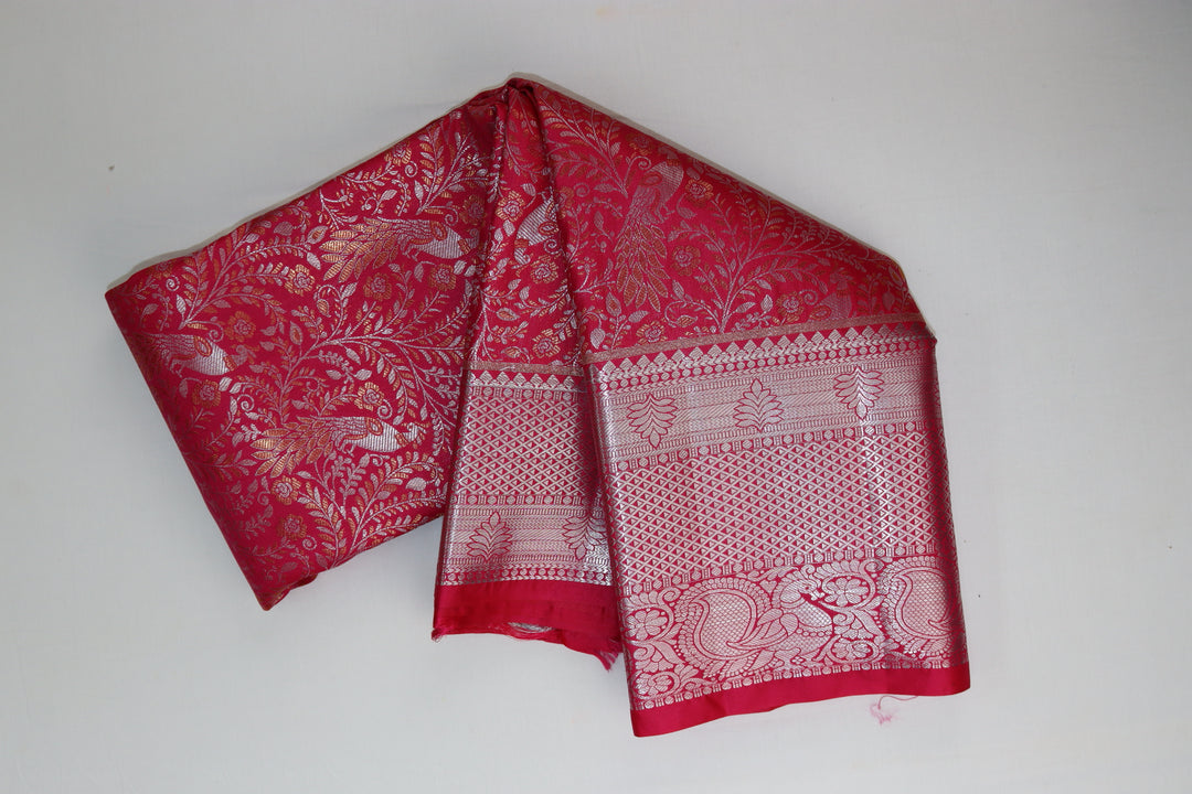 Classic Dark Pink Kanjipuram Saree