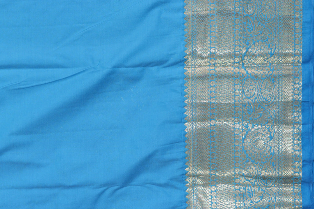 Elegant Blue Kanjipuram Saree