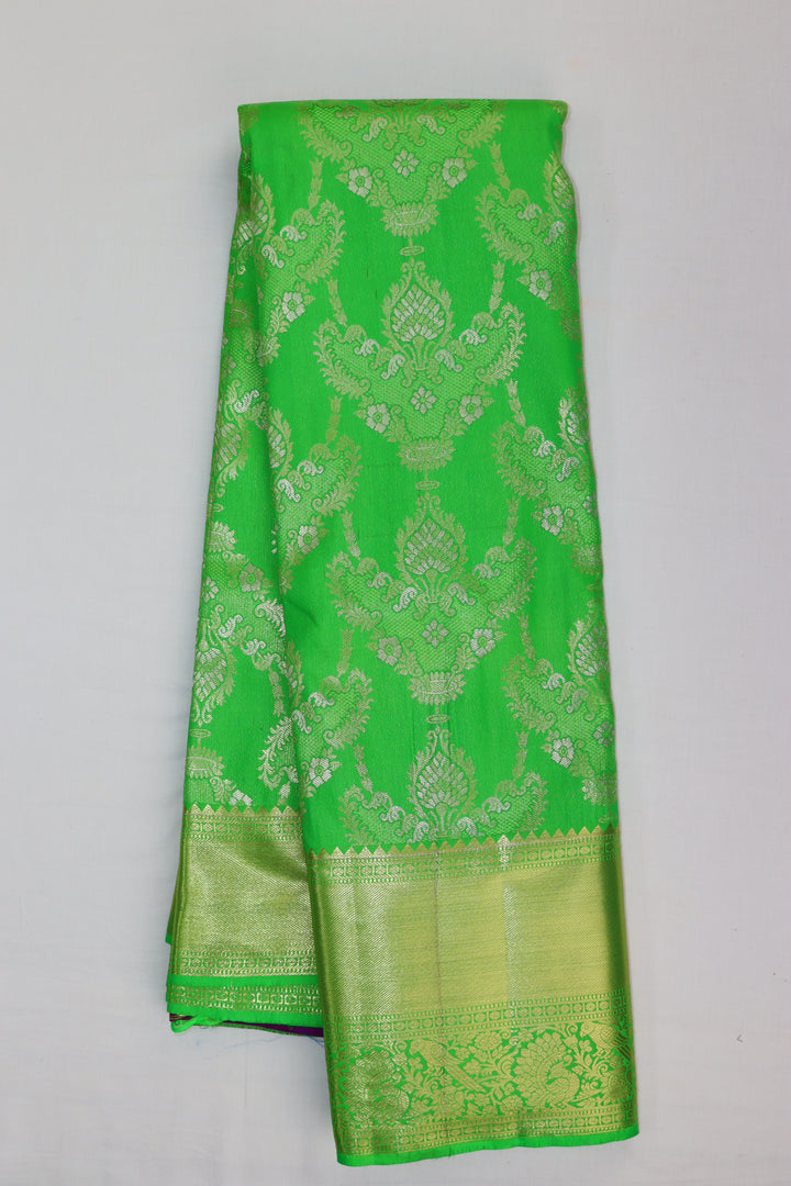 Trendy Green Kanjipuram Saree