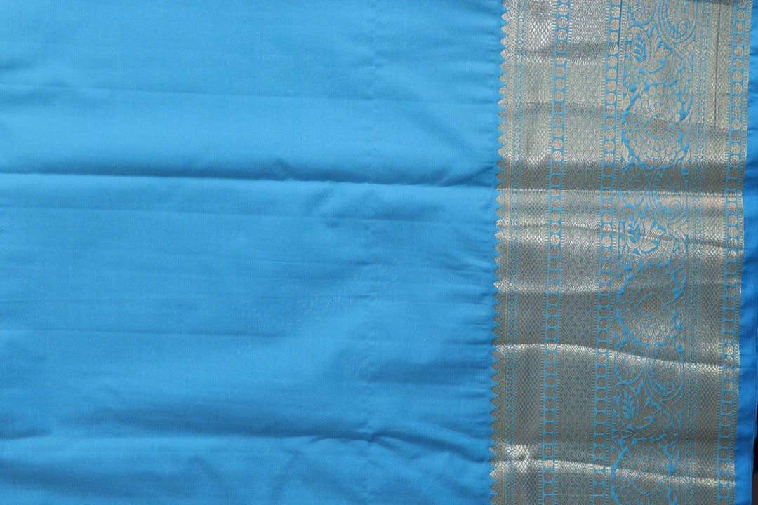 Lavish Blue Kanjipuram Saree