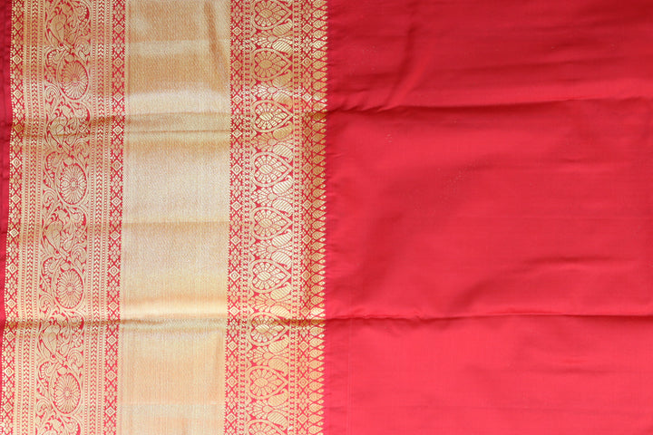 Traditional Cream Kanjipuram Saree