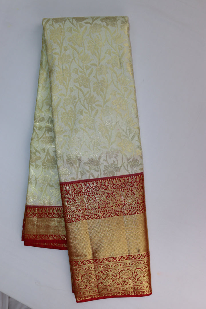 Royal Cream Kanjipuram Saree