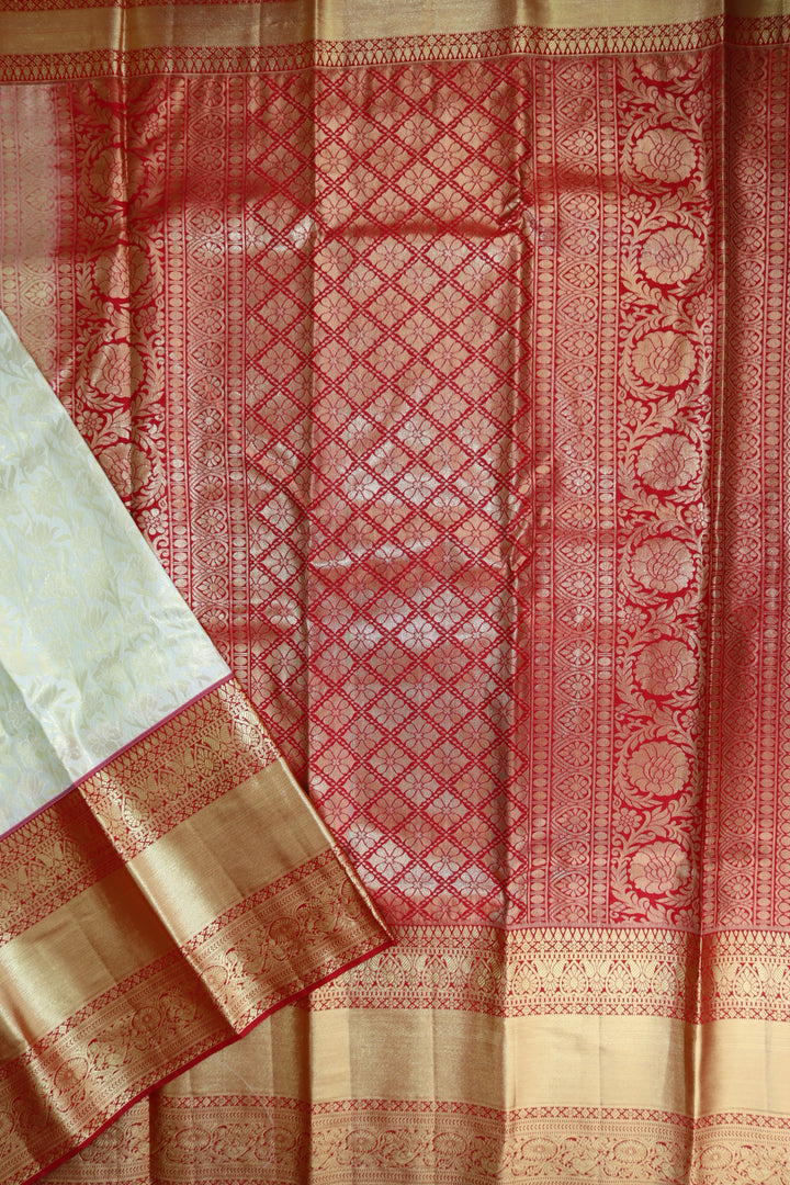 Royal Cream Kanjipuram Saree