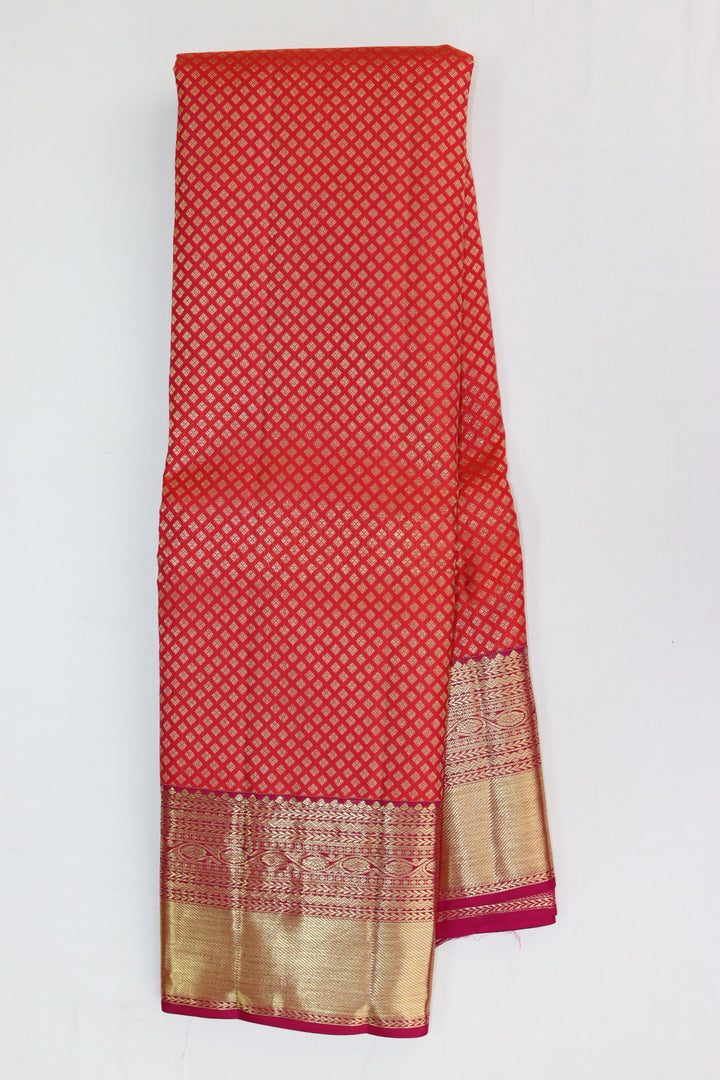 Traditional Red Kanjipuram Saree