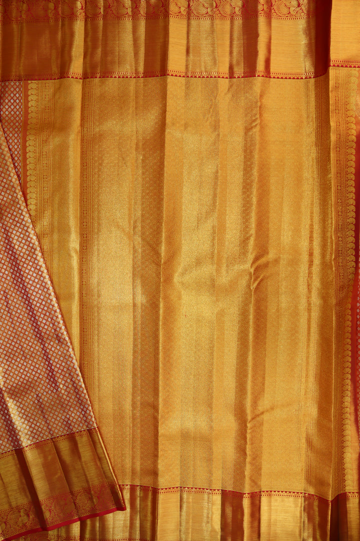 Classic Orange Kanjipuram Saree