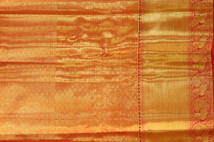 Classic Orange Kanjipuram Saree