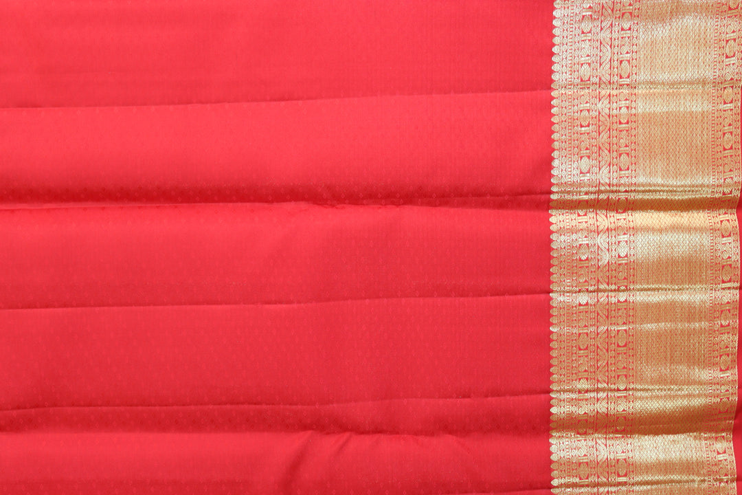 Regal Orange Kanjipuram Saree