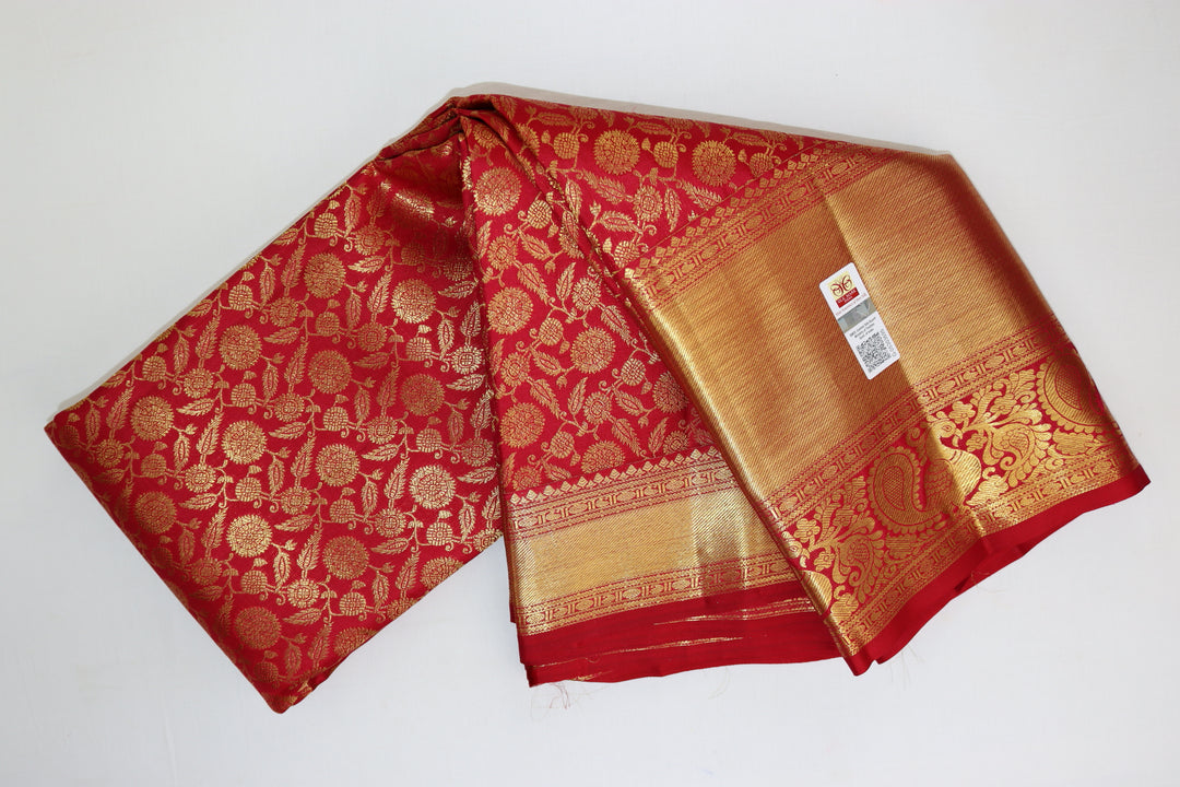 Regal Red Kanjipuram Saree