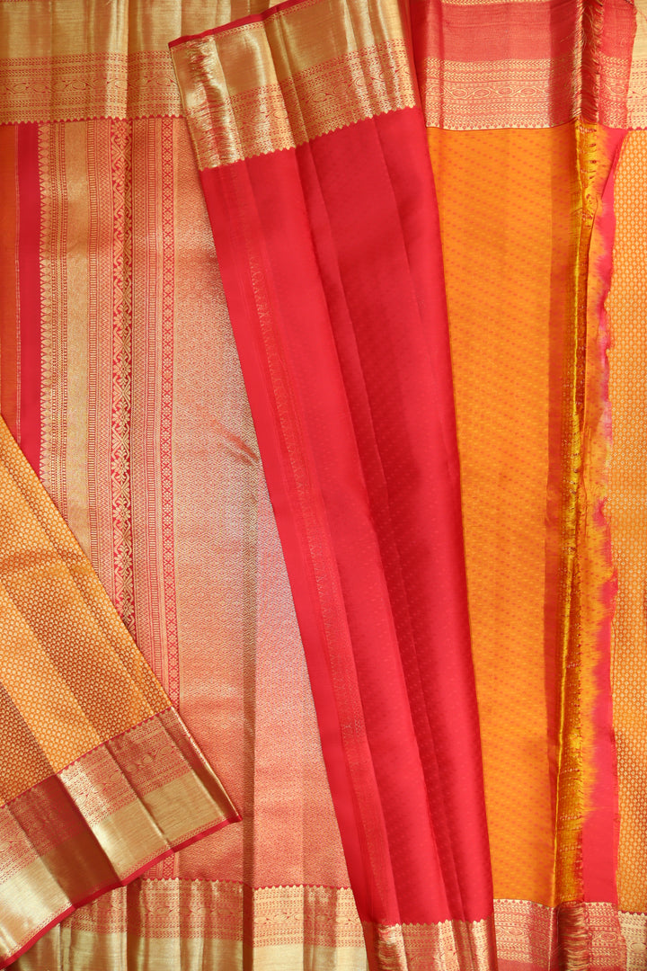 Classic Yellow Kanjipuram Saree