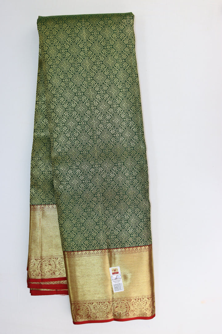 Classic Green Kanjipuram Saree