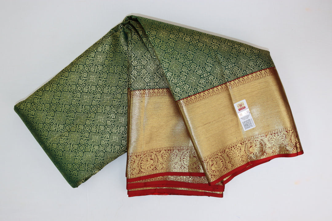 Classic Green Kanjipuram Saree