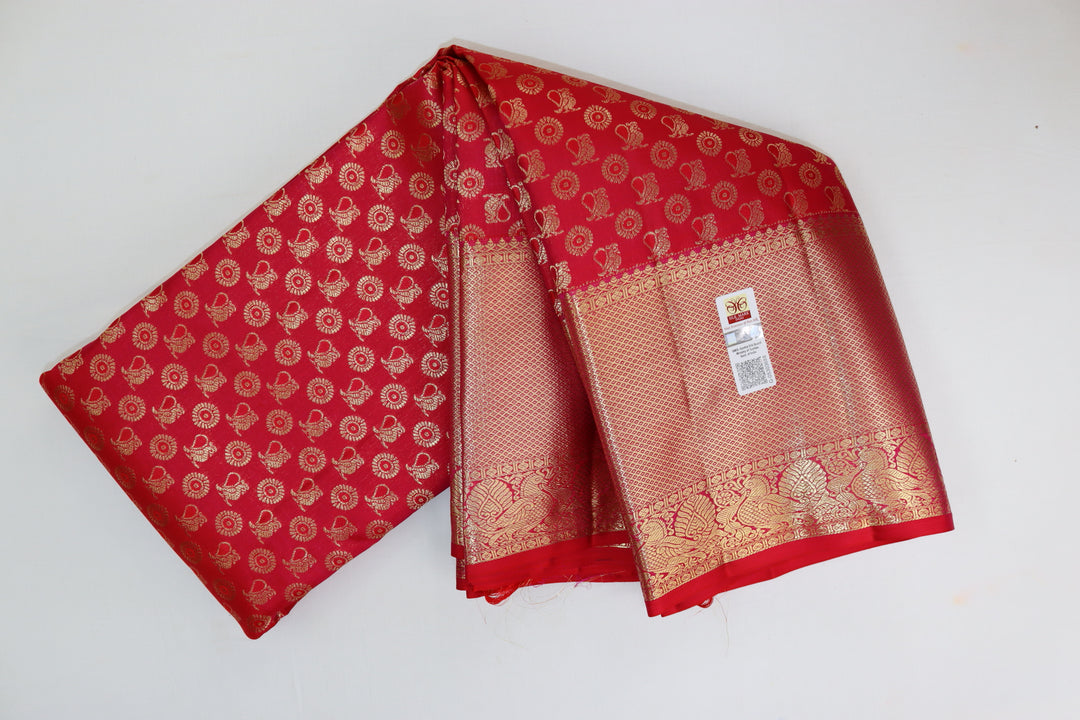 Royal Dark Pink Kanjipuram Saree